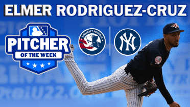 Elmer Rodriguez-Cruz Named MiLB’s Eastern League Pitcher of the Week September 1-7