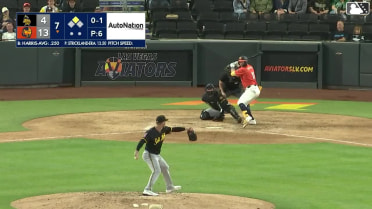 Hunter Strickland In play, run(s) to Brett Harris