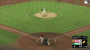 Juaron Watts-Brown Ball to Kristian Campbell