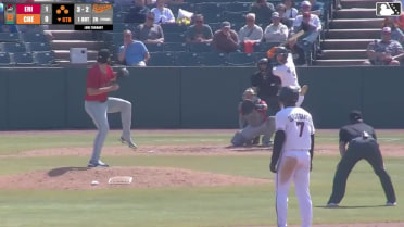 Adam Retzbach walks. Griff O'Ferrall scores. Anderson De Los Santos to 3rd. Tavian Josenberger to 2nd.