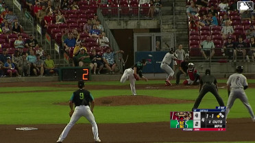 Luis Castillo singles on a soft ground ball to first baseman JP Smith II. Yannic Walther scores. Daniel Dickinson scores.