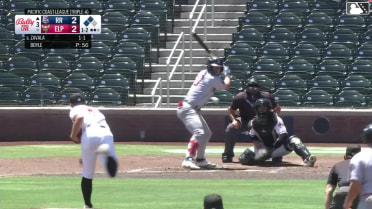 Aaron Zavala singles on a sharp line drive to center fielder Carlos Rodríguez. Logan O'Hoppe scores. Jonah Bride out at home on the throw, center fielder Carlos Rodríguez to catcher Rodolfo Durán.