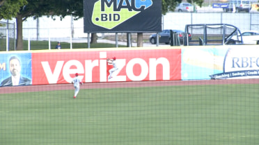 Druw Jones makes a leaping catch