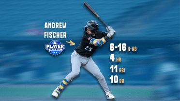 Andrew Fischer Named Southern League Player of the Week