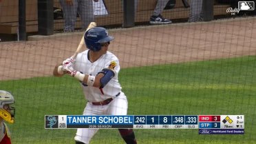 Noah Davis In play, run(s) to Tanner Schobel