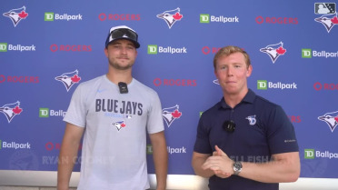 Ryan Cooney on his first professional home run
