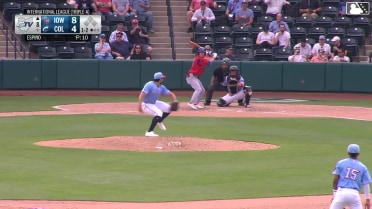 Hayden Cantrelle strikes out swinging.