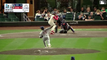 Yolmer Sánchez strikes out swinging.