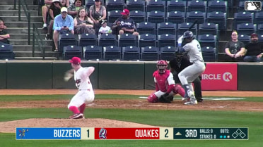 Joendry Vargas homers (10) on a fly ball to left field.