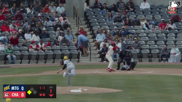 Zavier Warren singles on a line drive to right fielder Ryan Spikes. Carlos Jorge scores.