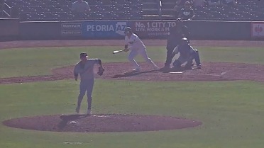 Payton Martin turns an amazing double play