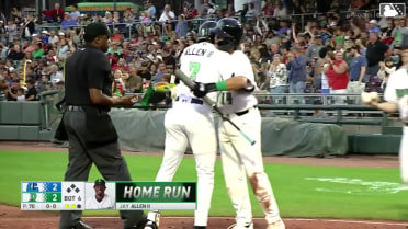 Jay Allen II's 10th homer of the season 