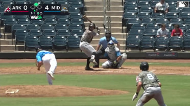 Charlie Pagliarini hits a ground-rule double (20) on a line drive to left field. Jonny Farmelo scores.