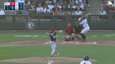 DJ Gladney singles on a line drive to center fielder Dylan Campbell. Jace Avina scores.