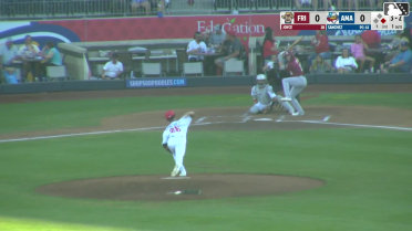 Corey Joyce homers (9) on a fly ball to center field. Max Wagner scores.