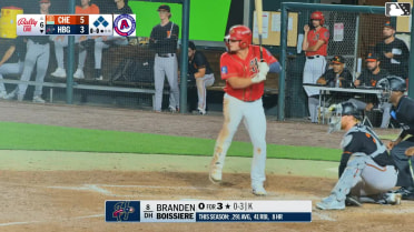 Alex Pham In play, run(s) to Branden Boissiere