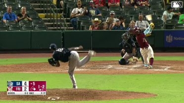 Henry Baez picks up a fourth strikeout in five inning