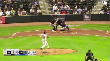 Caden Connor singles on a ground ball to right fielder Alex Ramírez. Jorge Corona scores. Jordan Sprinkle scores.