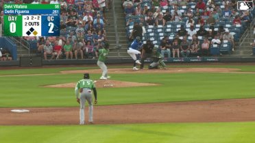 Derlin Figueroa homers (20) on a fly ball to right center field. Blake Mitchell scores.