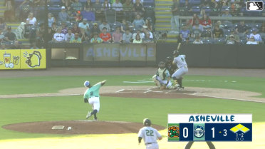 Yeriel Santos In play, run(s) to Yordany De Los Santos