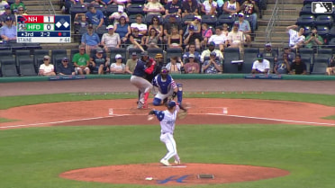 Victor Arias homers (8) on a fly ball to right field. Mathieu Vallee scores. Carter Cunningham scores.