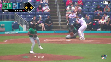 Alexander Albertus grounds into a force out, third baseman Juan Mateo to second baseman Tate Southisene. Stiven Flores scores. Rylan Galvan out at 2nd. Alexander Albertus to 1st.