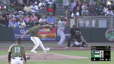 Rowdy Tellez homers (8) on a fly ball to center field.
