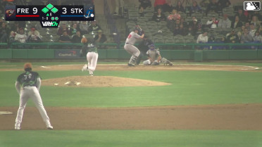 Luis Burgos Ball to Tanner Thach