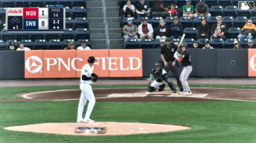 Nate Eaton called out on strikes.