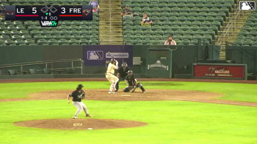 Clayton Gray homers (3) on a fly ball to right field.