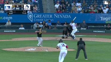 Tim Tawa triples (1) on a sharp fly ball to center fielder Nelson Rada. Christian Cerda scores. Anderdson Rojas scores.