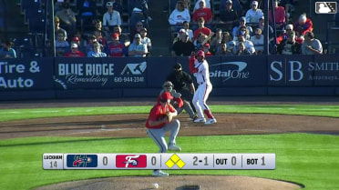 Raylin Heredia's RBI single