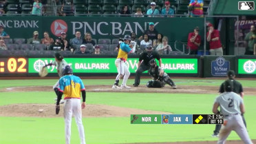 Cody Morissette hits a grand slam (1) to right field. Deyvison De Los Santos scores. Andrew Pintar scores. Jesús Bastidas scores.