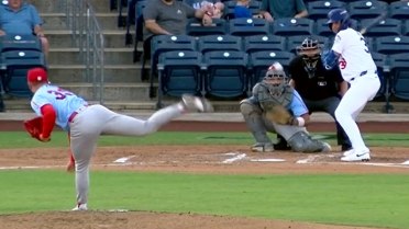 Cade Winquest's first Double-A strikeout