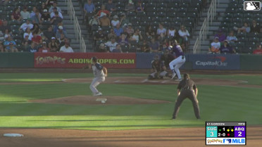 Chad Stevens grounds into a force out, second baseman Cavan Biggio to shortstop Pascanel Ferreras. Zac Veen scores. Vimael Machín out at 2nd. Chad Stevens to 1st.