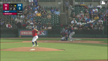 Max Anderson homers (4) on a fly ball to left field. Max Clark scores.