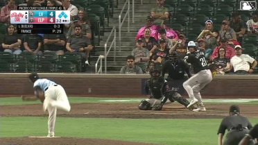 Brayan Buelvas doubles (21) on a line drive to right fielder Nick Solak. Davis Diaz scores. Devin Taylor scores. Joey Meneses scores.