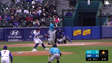 Dustin Harris homers (4) on a fly ball to right field. Rikuu Nishida scores.