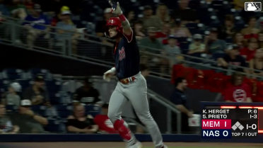 César Prieto's solo home run