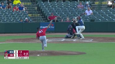Corey Joyce homers (13) on a fly ball to right center field.