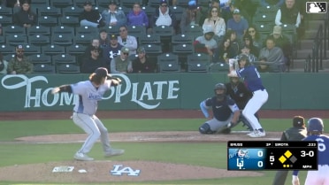 Mike Sirota singles on a ground ball to third baseman Cristian Santana. Jose Izarra scores. Charles Davalan to 3rd.