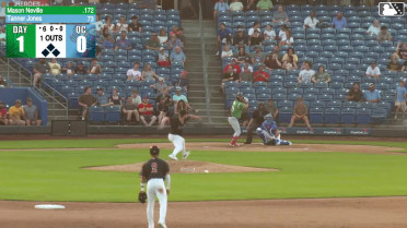 Peyton Stovall homers (9) on a fly ball to right field.
