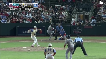Mario Camilletti homers (7) on a fly ball to left field. Ryan Galanie scores.