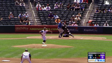 Erasmo Ramírez In play, run(s) to James Tibbs III