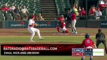 Justin Dean singles on a sharp line drive to center fielder TJ Friedl. Ben Cowles scores.