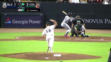 Jesús Made grounds into a double play, second baseman Ambioris Tavarez to shortstop Lizandro Espinoza to first baseman Drew Compton. Dylan O'Rae out at 2nd. Jesús Made out at 1st.