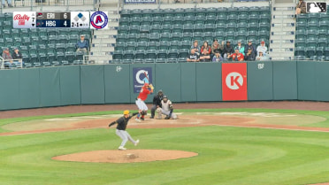 Leandro Pineda out on a sacrifice fly to left fielder Aaron Antonini. Seaver King scores.