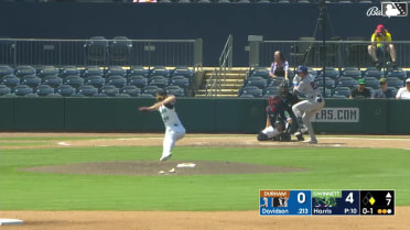 Logan Davidson homers (12) on a fly ball to left center field. Blake Sabol scores.