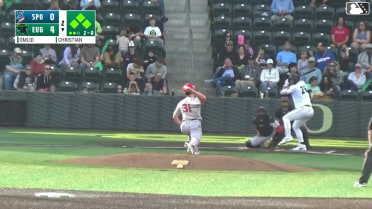 Jakob Christian hit by pitch. Robert Hipwell scores. Gavin Kilen to 3rd. Carlos Gutierrez to 2nd.