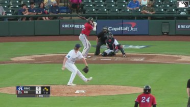 Pavin Smith homers (2) on a fly ball to left field. Manuel Pena scores. Danny Serretti scores.